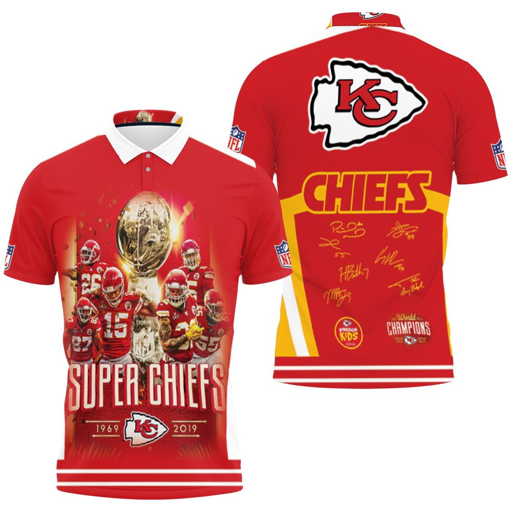 Kansas City Chiefs Afc West Champions Division Super Bowl 2021 Polo Shirt All Over Print Shirt 3d T-shirt
