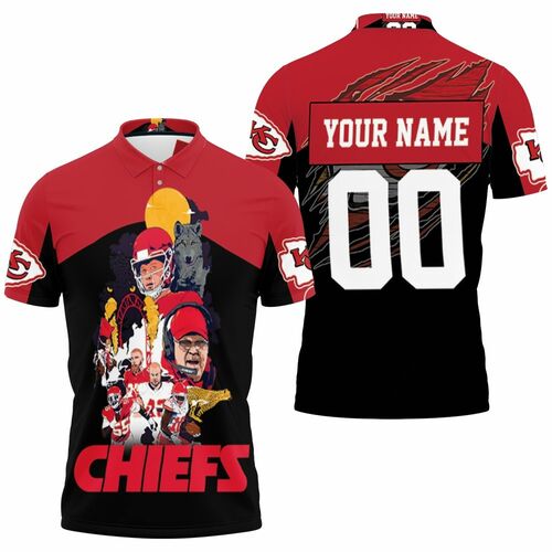 Kansas City Chiefs Andy Reid &ampamp Team Wolf Nfl 2020 Super Bowl 3d Personalized 1 Polo Shirt Model A6553 All Over Print Shirt 3d T-shirt