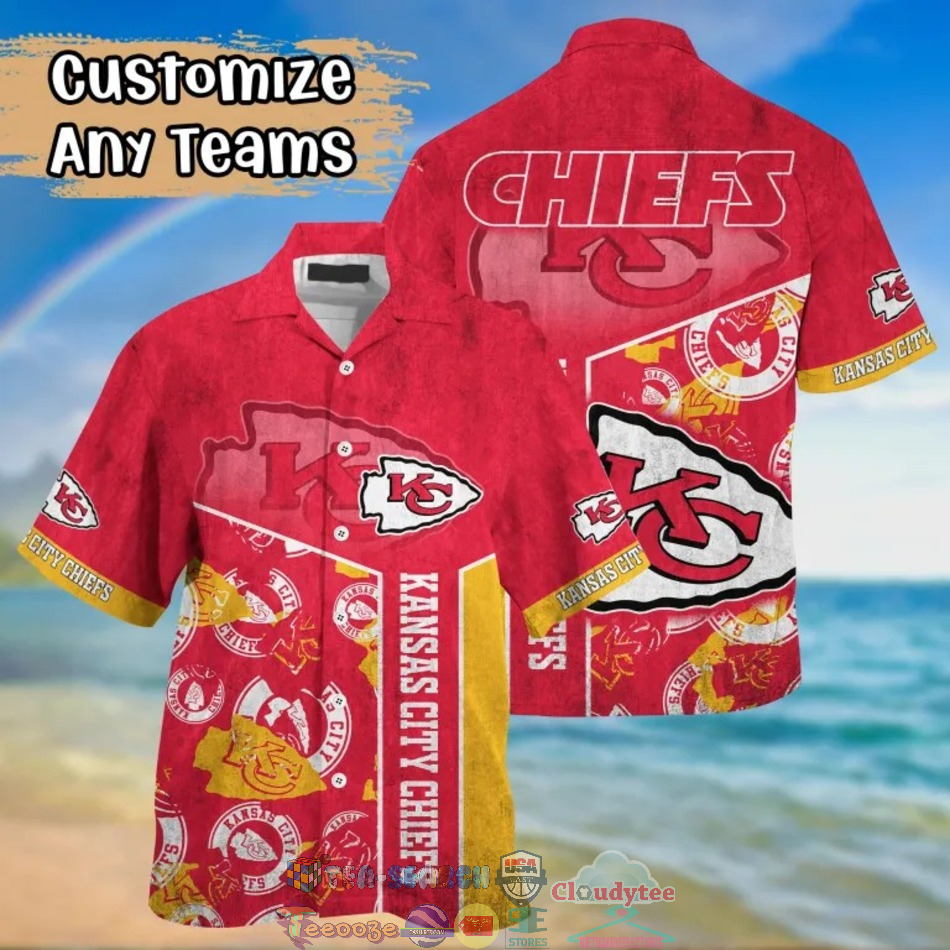 Kansas City Chiefs Logo NFL Hawaiian Shirt – Saleoff
