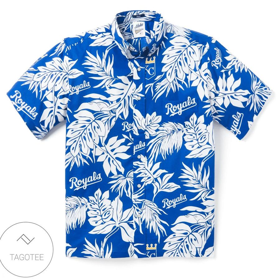Kansas City Royals Logo Aloha Hawaiian Shirt