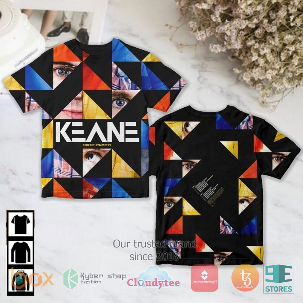 Keane Perfect Symmetry Album 3D Shirt – LIMITED EDITION
