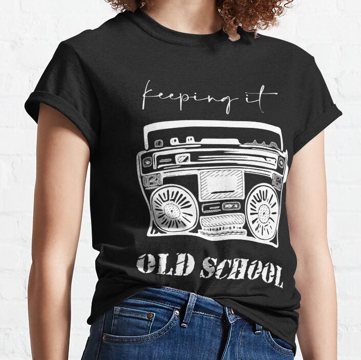 keeping it old school, old music player Classic T-Shirt
