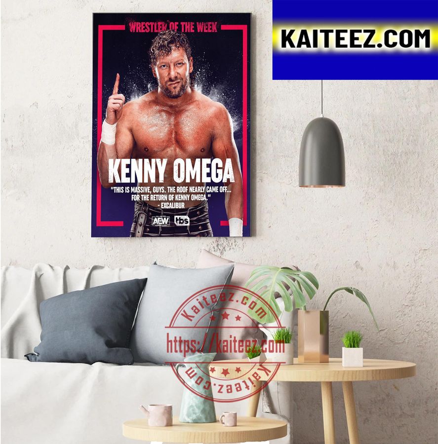 Kenny Omega Is Wrestler Of The Week Decorations Poster Canvas