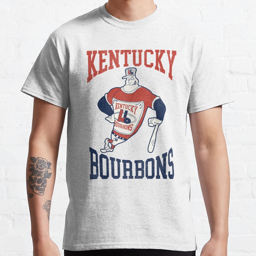 Kentucky Bourbons Retro Defunct Softball Classic T-Shirt