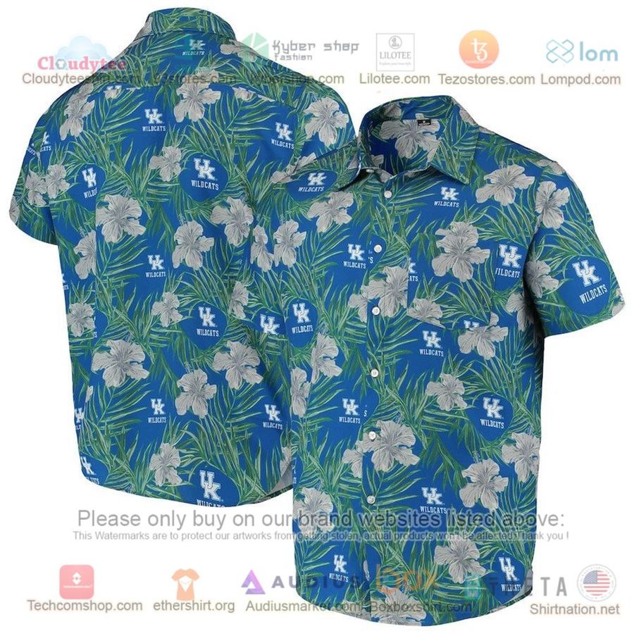 Kentucky Wildcats Royal Floral Hawaiian Shirt – LIMITED EDITION
