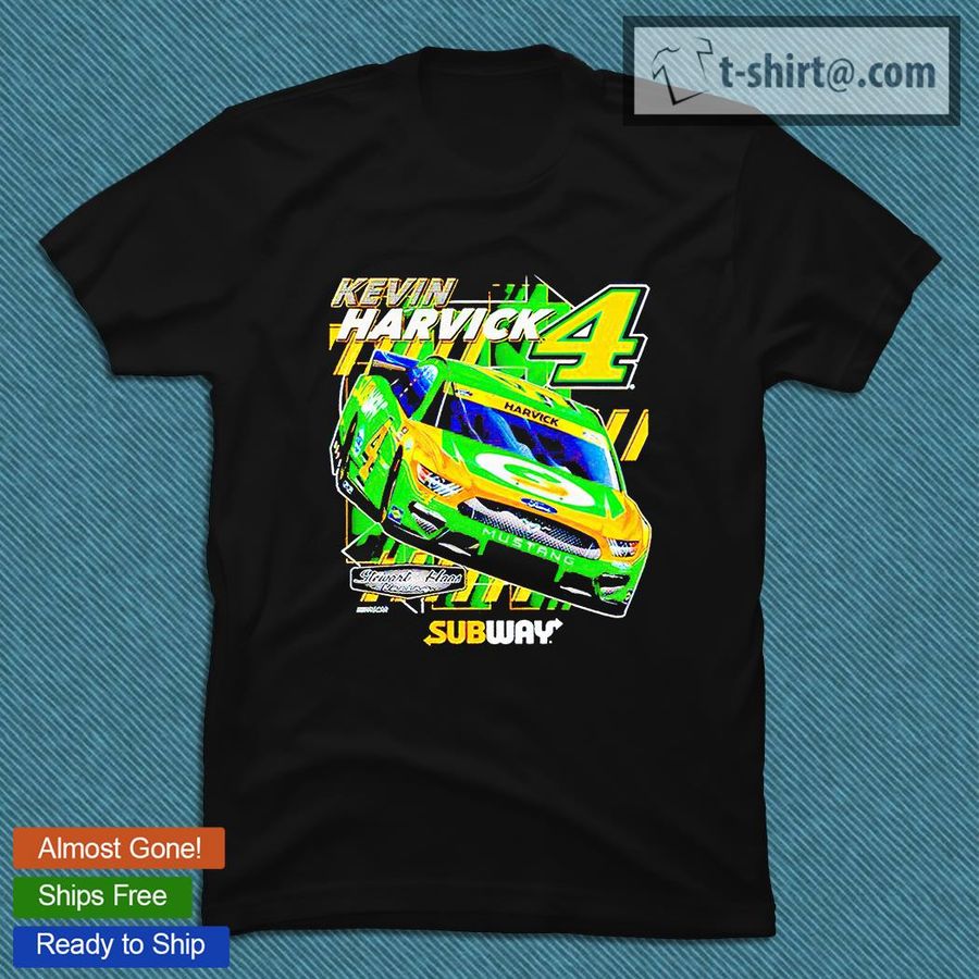 Kevin Harvick Stewart-Haas racing team collection Subway car 2-spot T-shirt