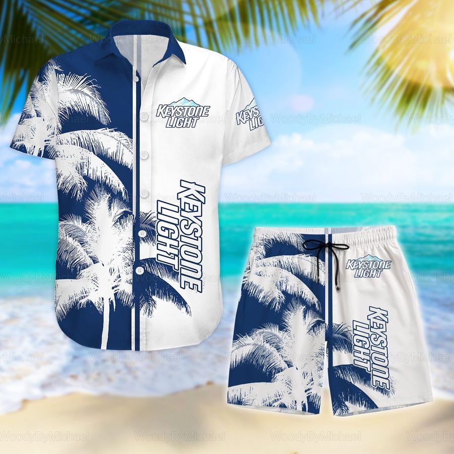 Keystone Light Hawaii ShirtShorts, Keystone Coconut Shirts, Hawaiian Shirt, Keystone Shorts, Tropical Shirts, Men Swim Trunks
