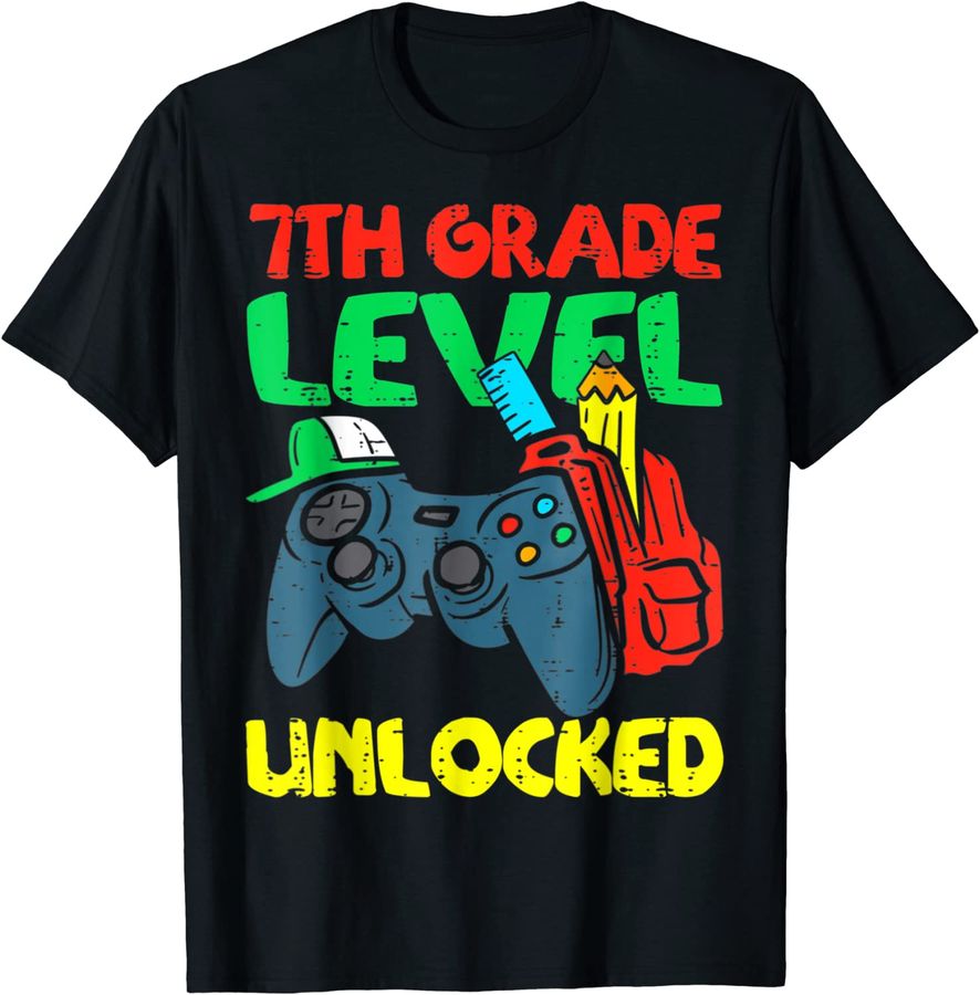 Kids 7th Grade Level Unlocked Video Game First Day Of School