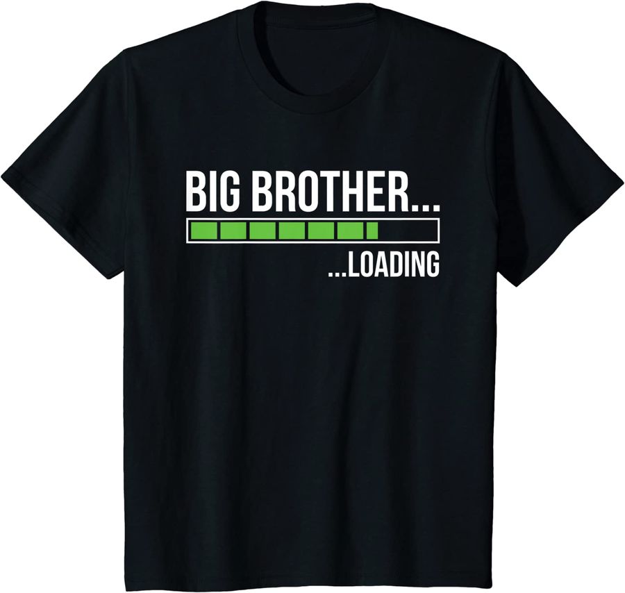 Kids Big Brother Loading T-Shirt  Soon To Be Brother Shirt