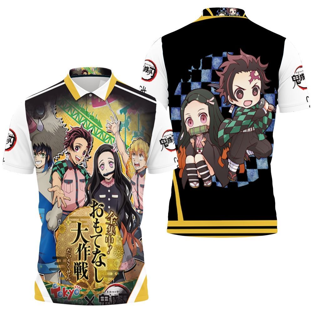 Kimetsu No Yaiba Festival Costume Polo Shirt All Over Print Shirt 3d T-shirt