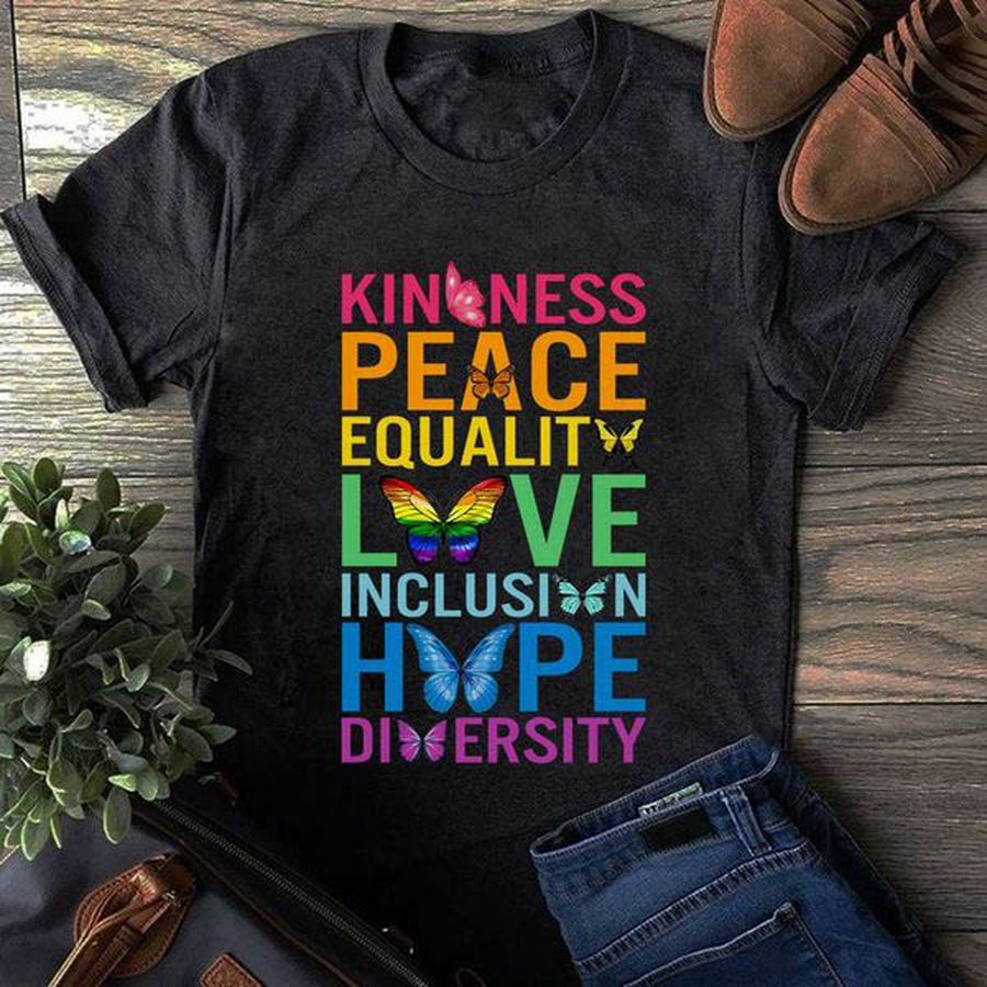 Kindness Peace Equality Love Inclusion Hope Dimersity