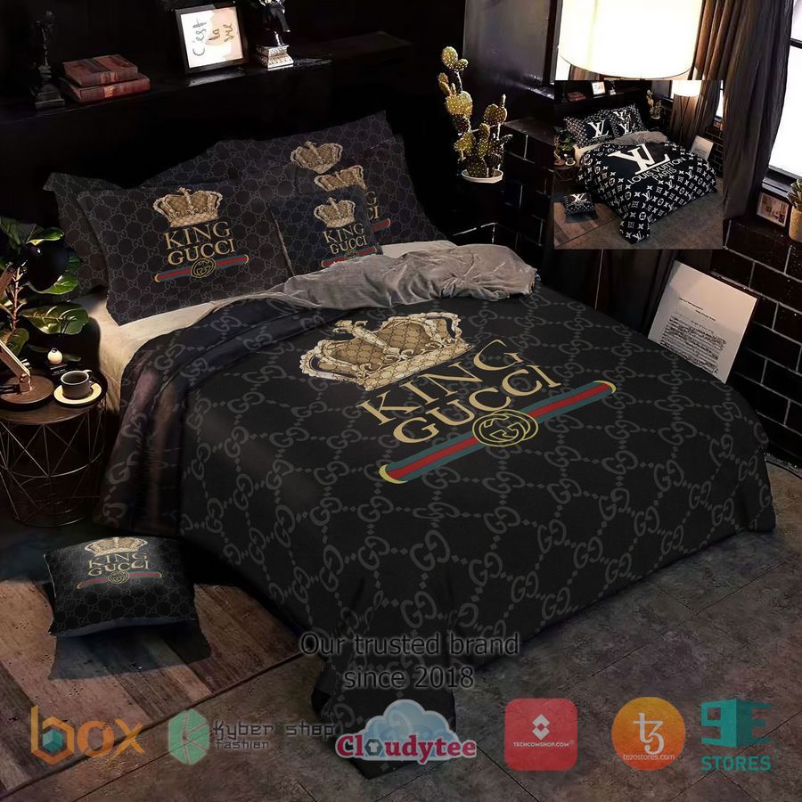King Gucci Black Bedding Set – LIMITED EDITION