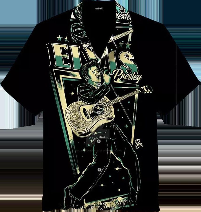 King Of Rock And Roll Elvis Hawaiian Shirt
