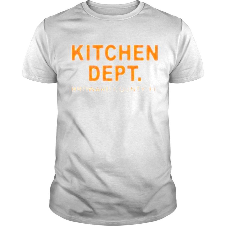 Kitchen dept broward country FL shirt