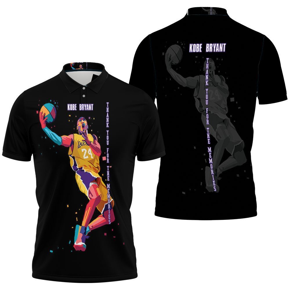 Kobe Bryant Egi Syaputra Thank You For The Memories 3d Polo Shirt Jersey All Over Print Shirt 3d T-shirt