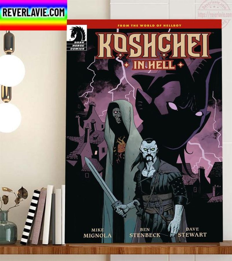 Koshchei In Hell Fan Art In Dark Horse Comics Home Decor Poster Canvas