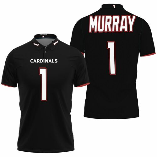 Kyler Murray Arizona Cardinals 2019 Nfl Draft First Round Pick Black Jersey Inspired Style Polo Shirt Model A31881 All Over Print Shirt 3d T-shirt