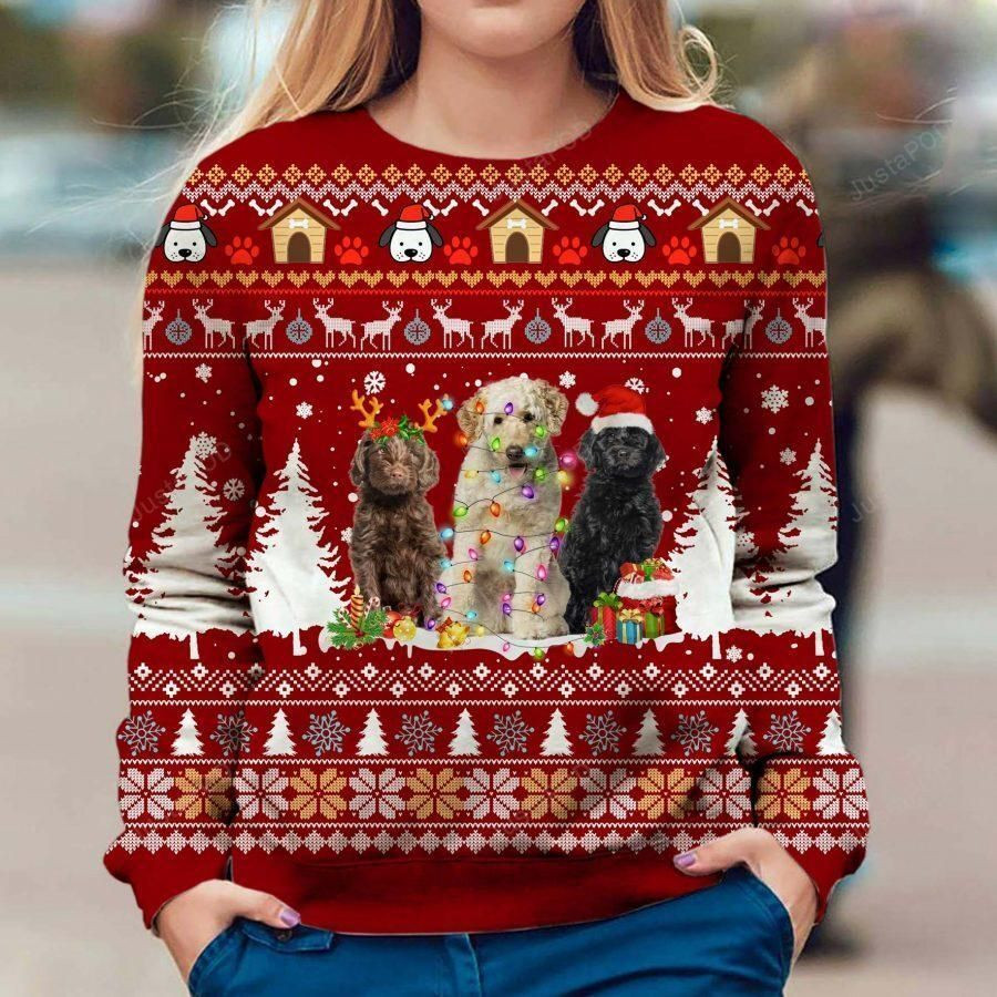 Labradoodle Ugly Christmas Sweater All Over Print Sweatshirt Ugly Sweater