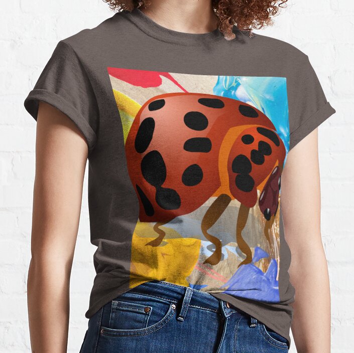 Ladybug paint art work  Classic T-Shirt