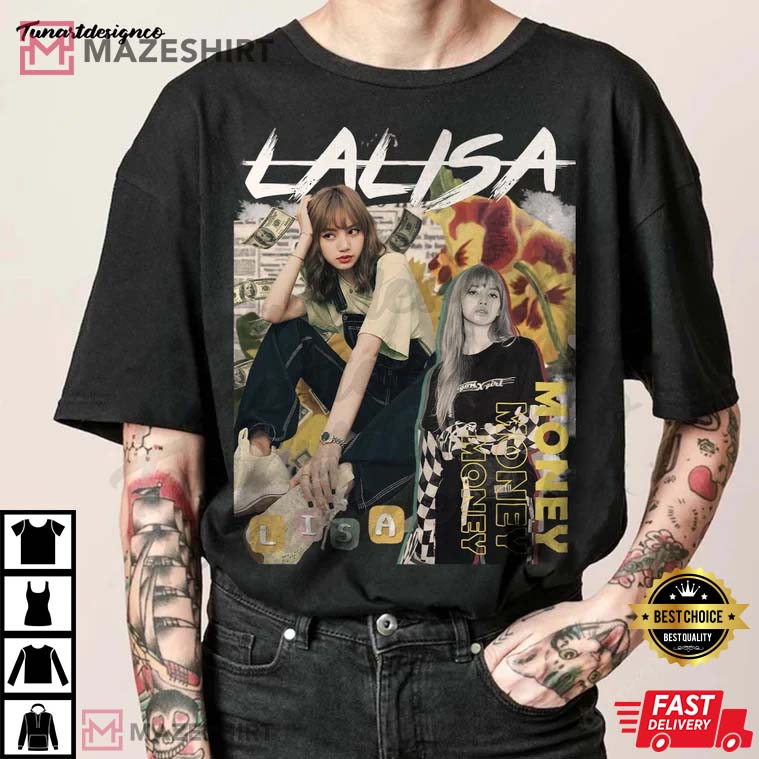 Lalisa Blackpink Korean Music Pop Fan Gift T-Shirt