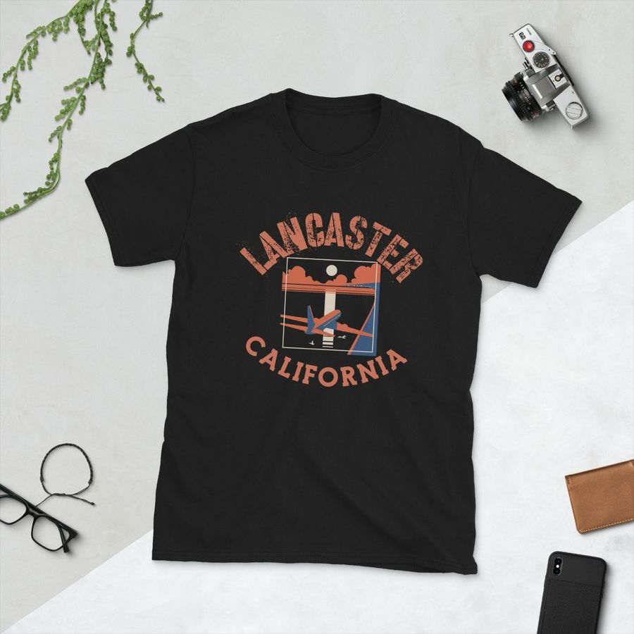 LANCASTER , Lancaster California Short-Sleeve Unisex T-Shirt