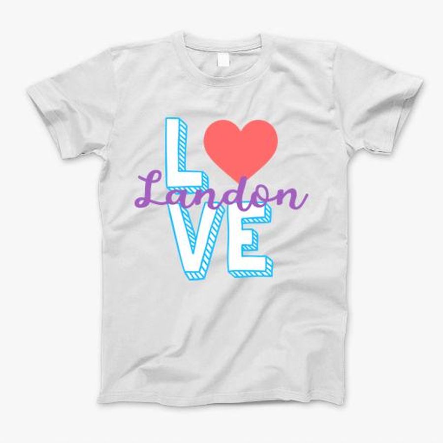 Landon T-Shirt, Tshirt, Hoodie, Sweatshirt, Long Sleeve, Youth, Personalized shirt, funny shirts, gift shirts, Graphic Tee