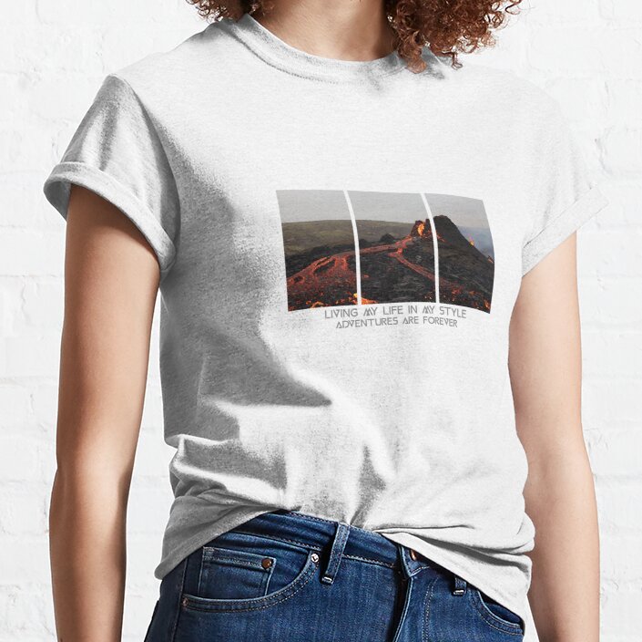 Landscape Photo style design Classic T-Shirt