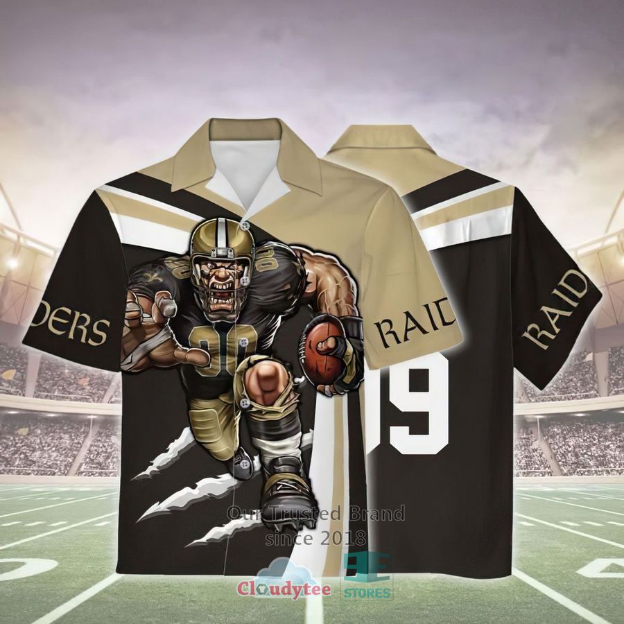 Las Vegas Raiders Mascot Brown Black Hawaiian Shirt – LIMITED EDITION
