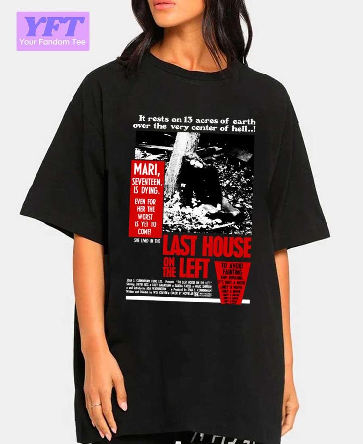 Last House On The Left Red White And Black Grindhouse Movie Unisex T-Shirt