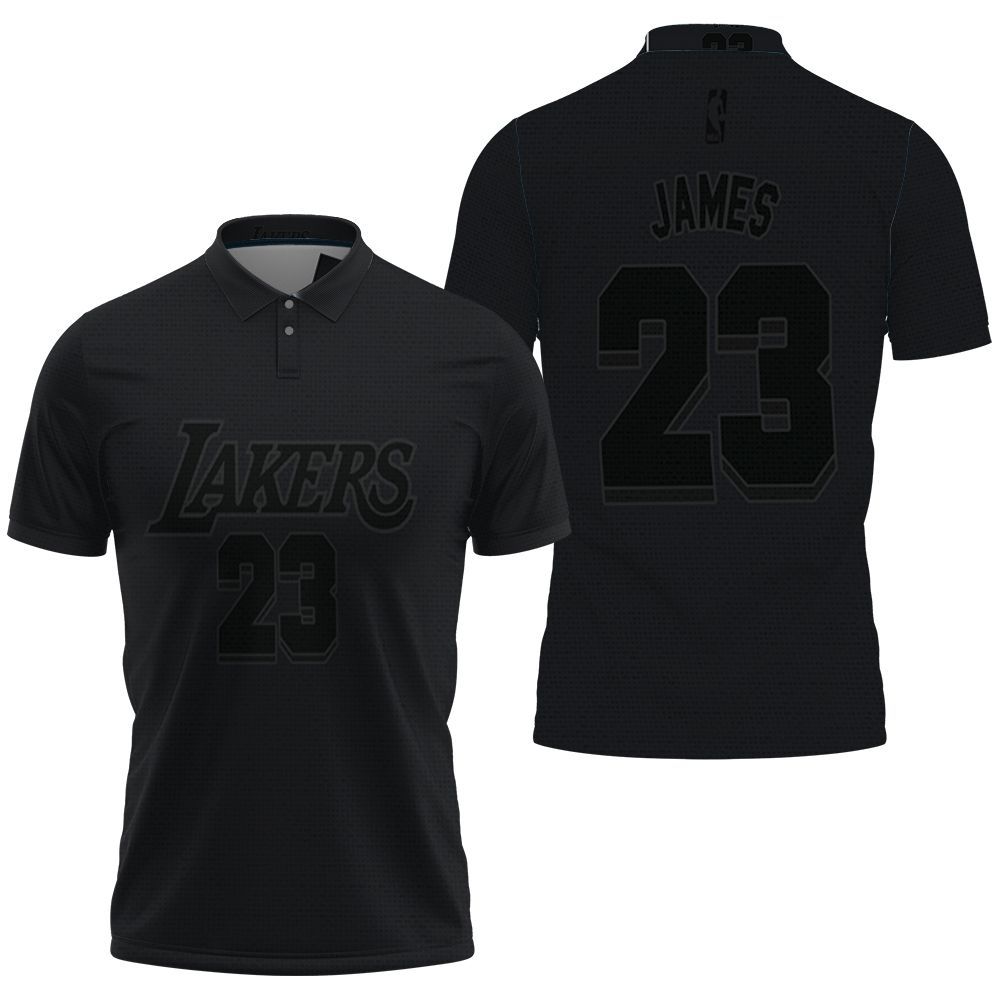 Lebron James Los Angeles Lakers Mvp Black 2019 Jersey Inspired Style Polo Shirt All Over Print Shirt 3d T-shirt