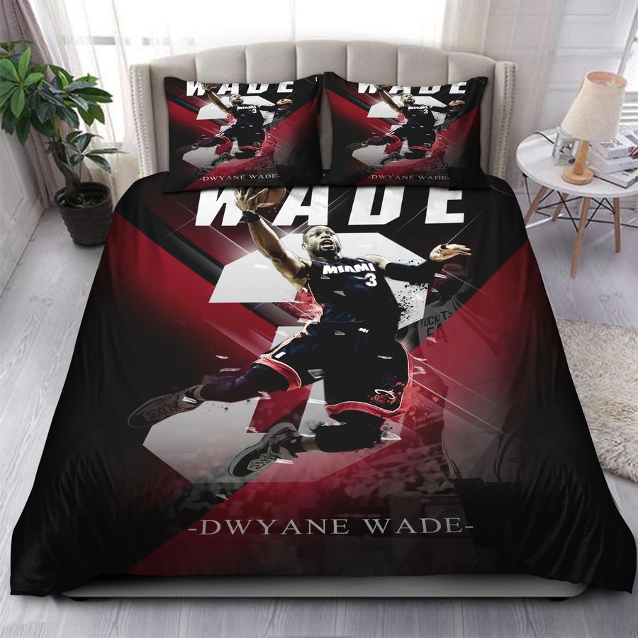 Legend Dwyane Wade Miami Heat NBA 56 Bedding Sets