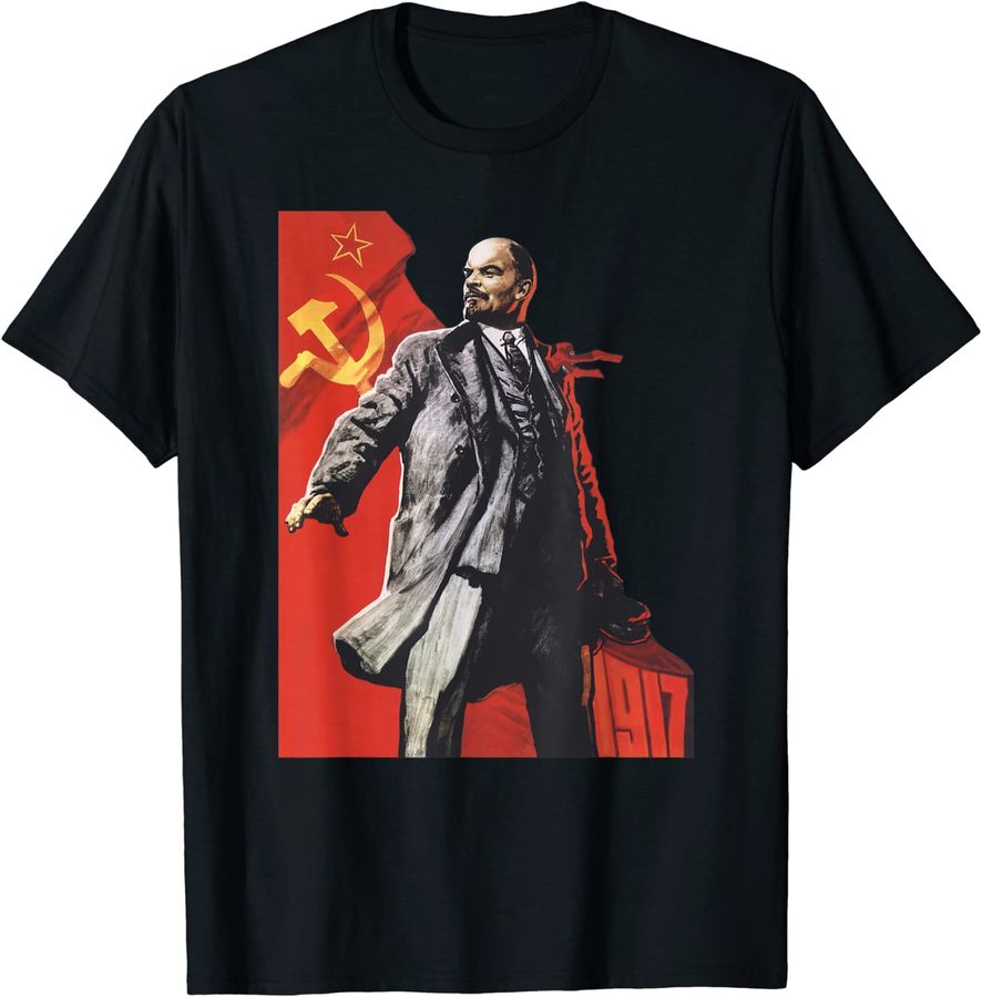 Lenin Forever Soviet Union USSR Russia Retro Vintage Jersey