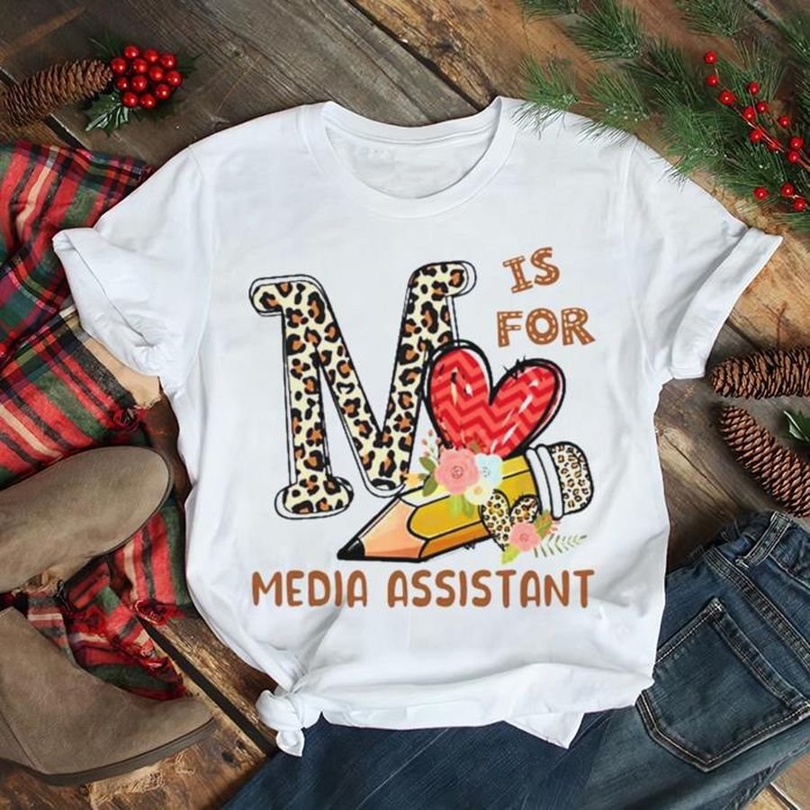 Leopard Flowers Is For Media Assistant Shirt