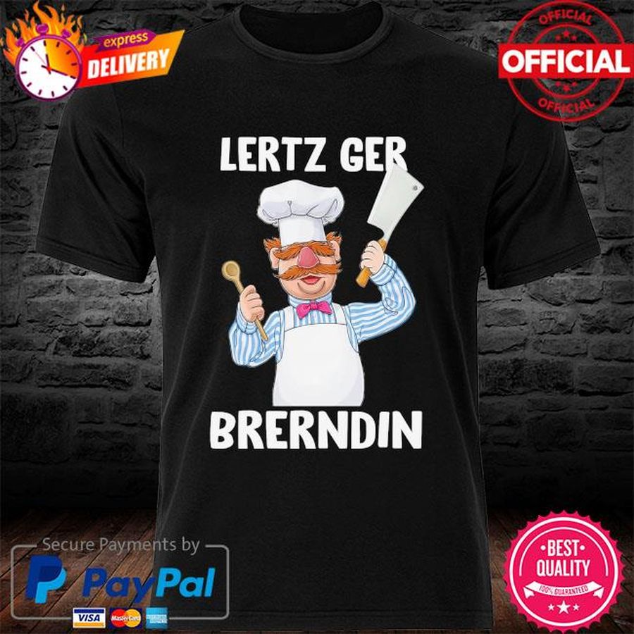 Lertz Ger Brerndin The Swedish Chef Let's Go Brandon T-shirt