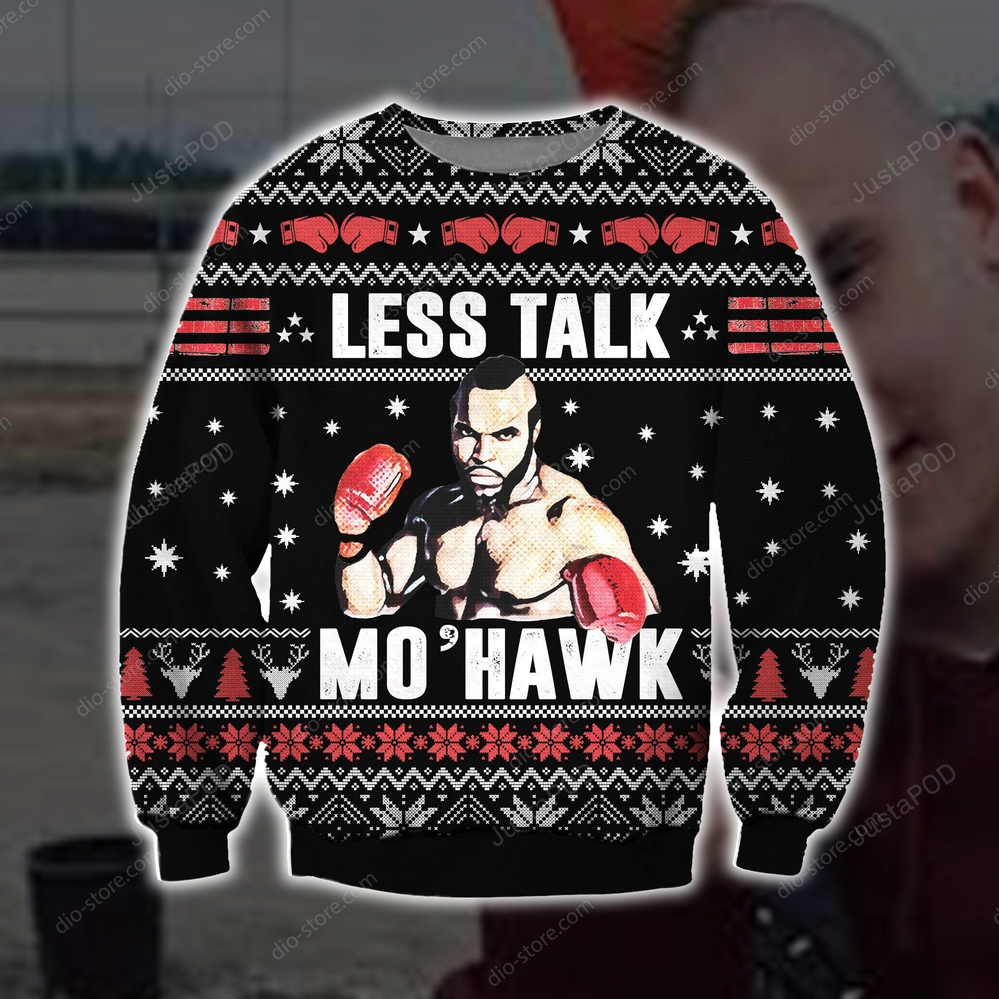 Less Talk More Mohawk Knitting Pattern For Unisex Ugly Christmas