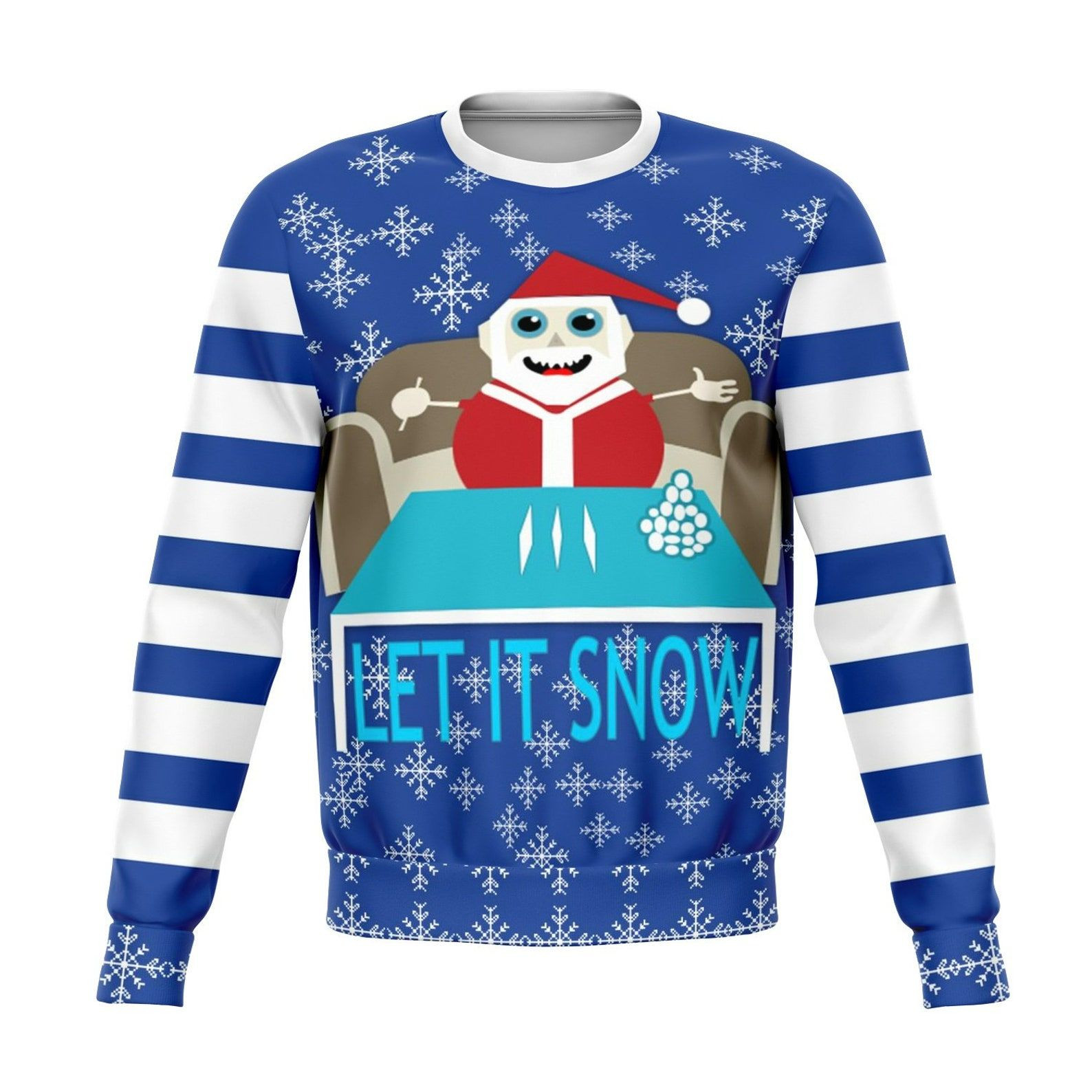 Let It Snow Offensive Ugly Christmas Sweater Ugly Sweater Christmas