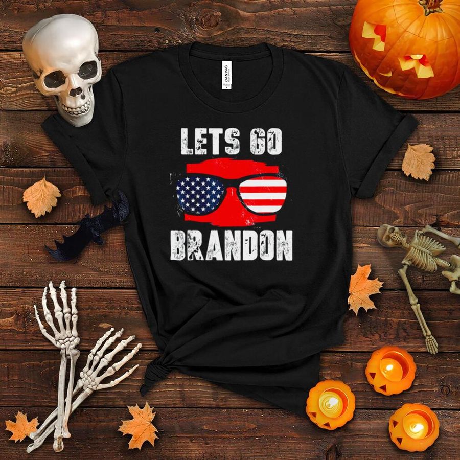 Let’s Go Brandon FJB Conservative Anti Liberal USA Flag JB Chant Shirt