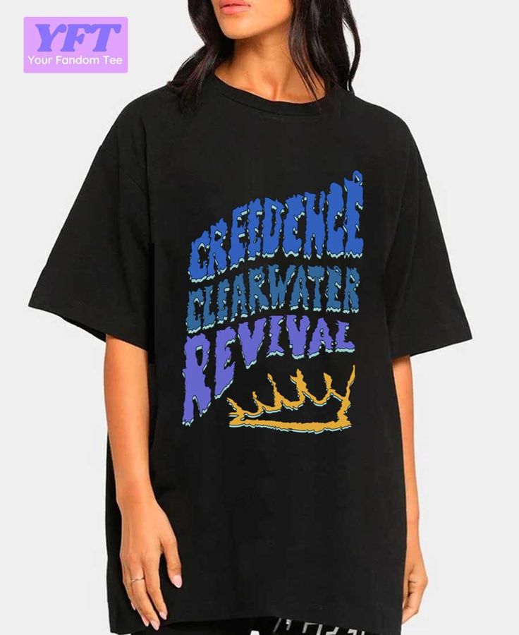 Lettering Ii Creedence Clearwater Revival Ccr Rock Music Unisex T-Shirt