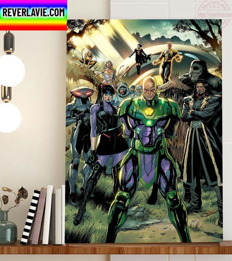 Lex Armor For Dark Crisis On Infinite Earths Home Decor Poster Canvas