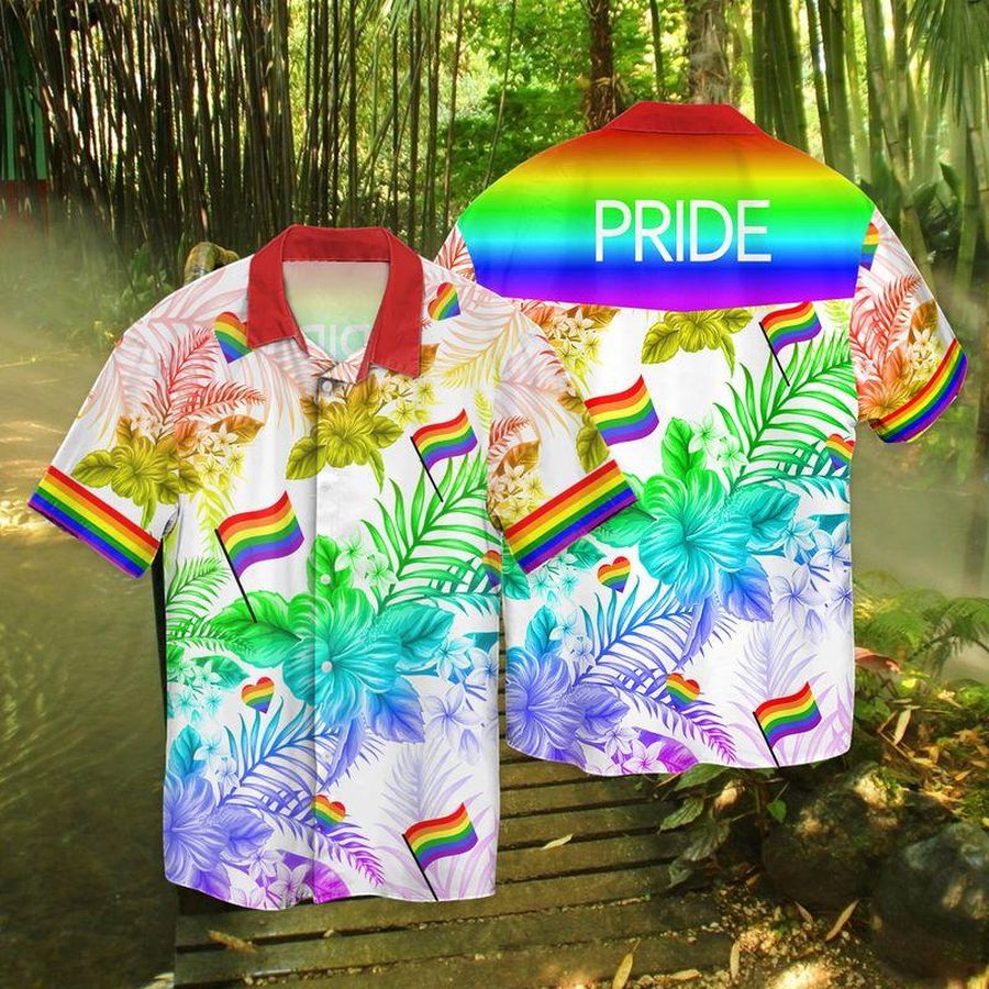Lgbt Flag Hawaiian Shirt Pre11336, Hawaiian shirt, beach shorts, One-Piece Swimsuit, Polo shirt, funny shirts, gift shirts, Graphic Tee