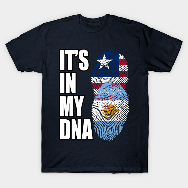 Liberian And Argentinian Mix Heritage DNA Flag T-shirt, Hoodie, SweatShirt, Long Sleeve