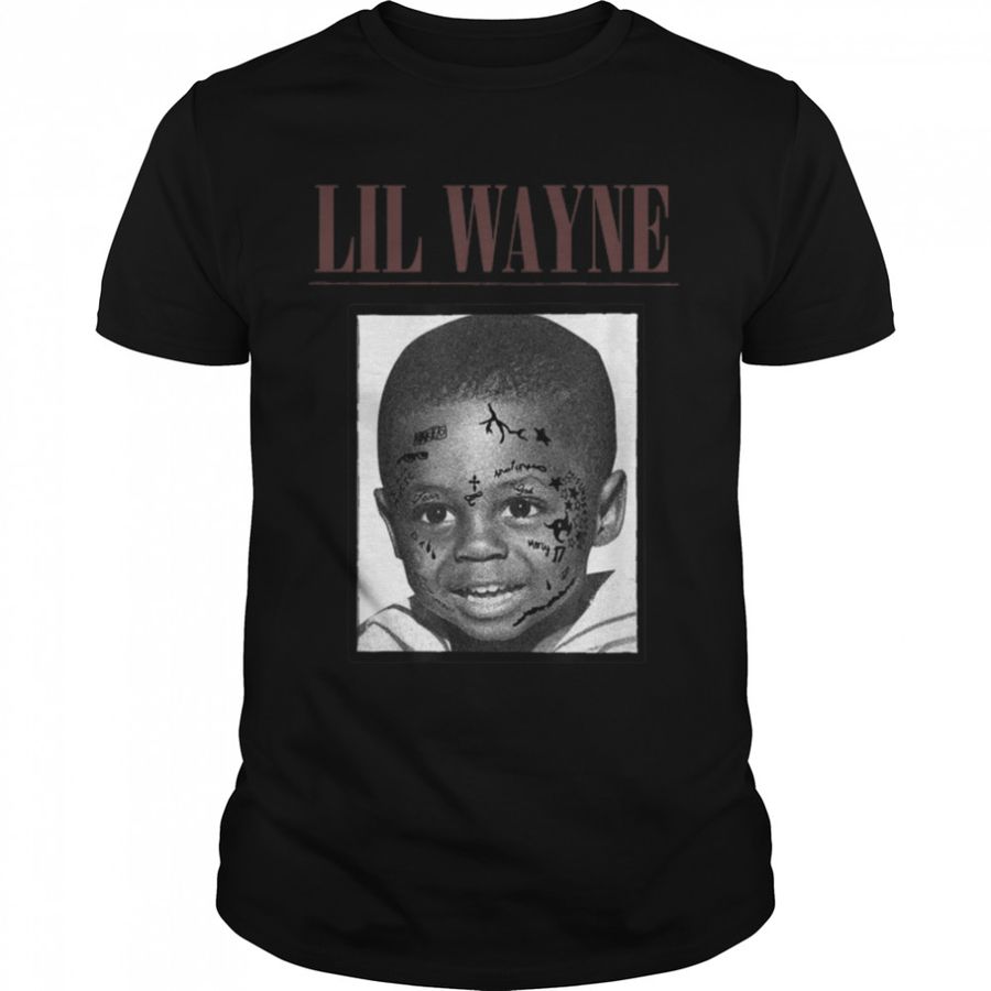 Lil Wayne Tattooed Baby Picture T-Shirt B08MW2J6JN