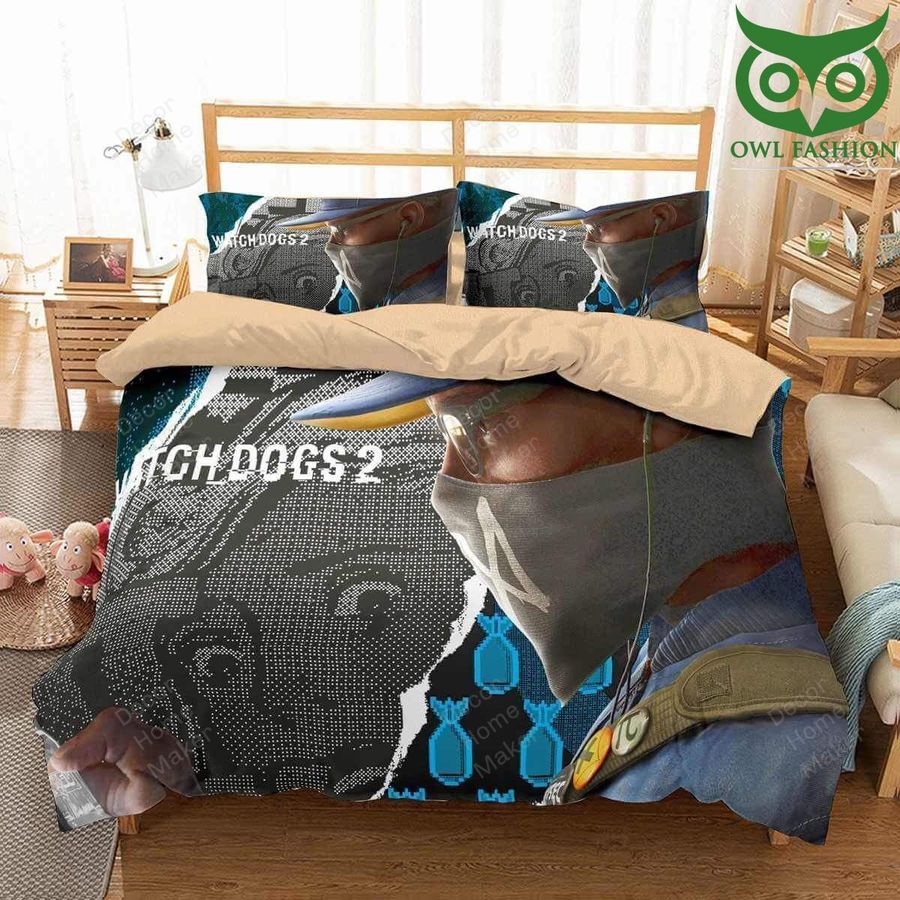 LIMITED EDITION Watch Dogs 2 3D printed bedding set