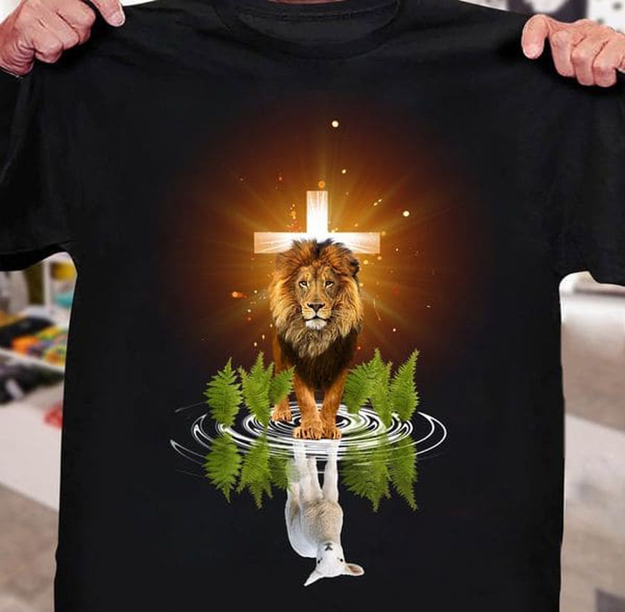 Lion Shirt, Lion And Lamb, God Cross