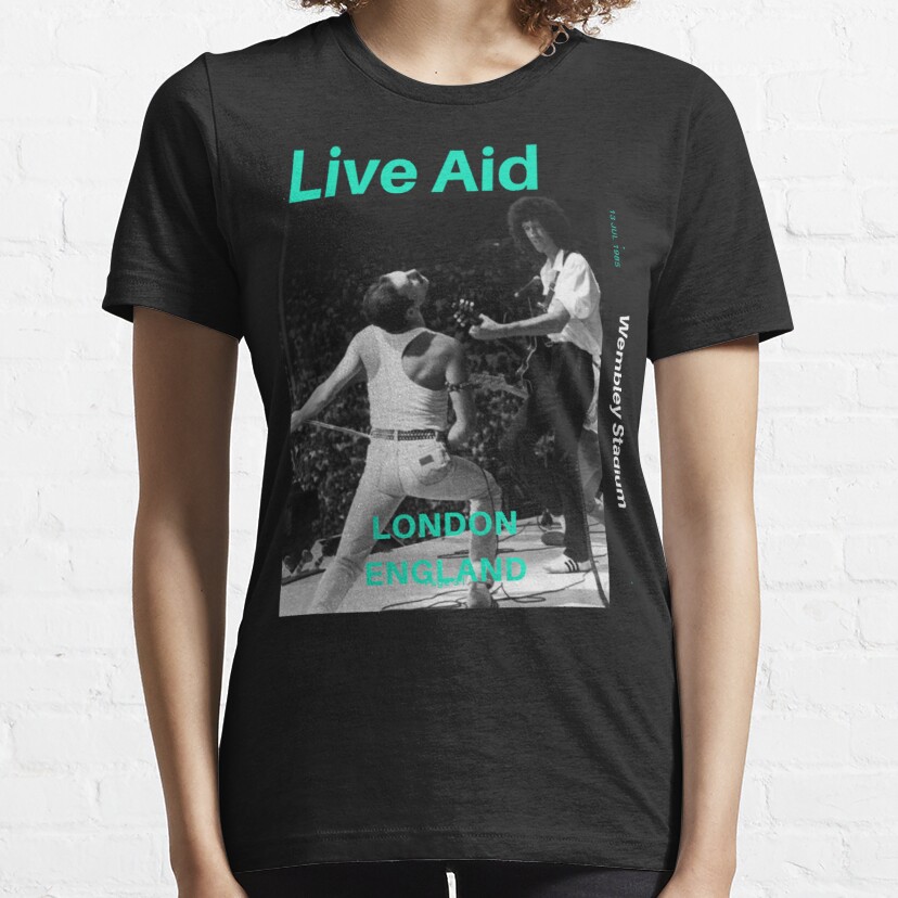 Live Aid at Wembley ,movies , fans , funny , vintage , gift , anime, games, music Essential T-Shirt