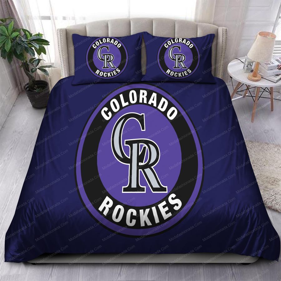 Logo Colorado Rockies MLB 89 Bedding Sets