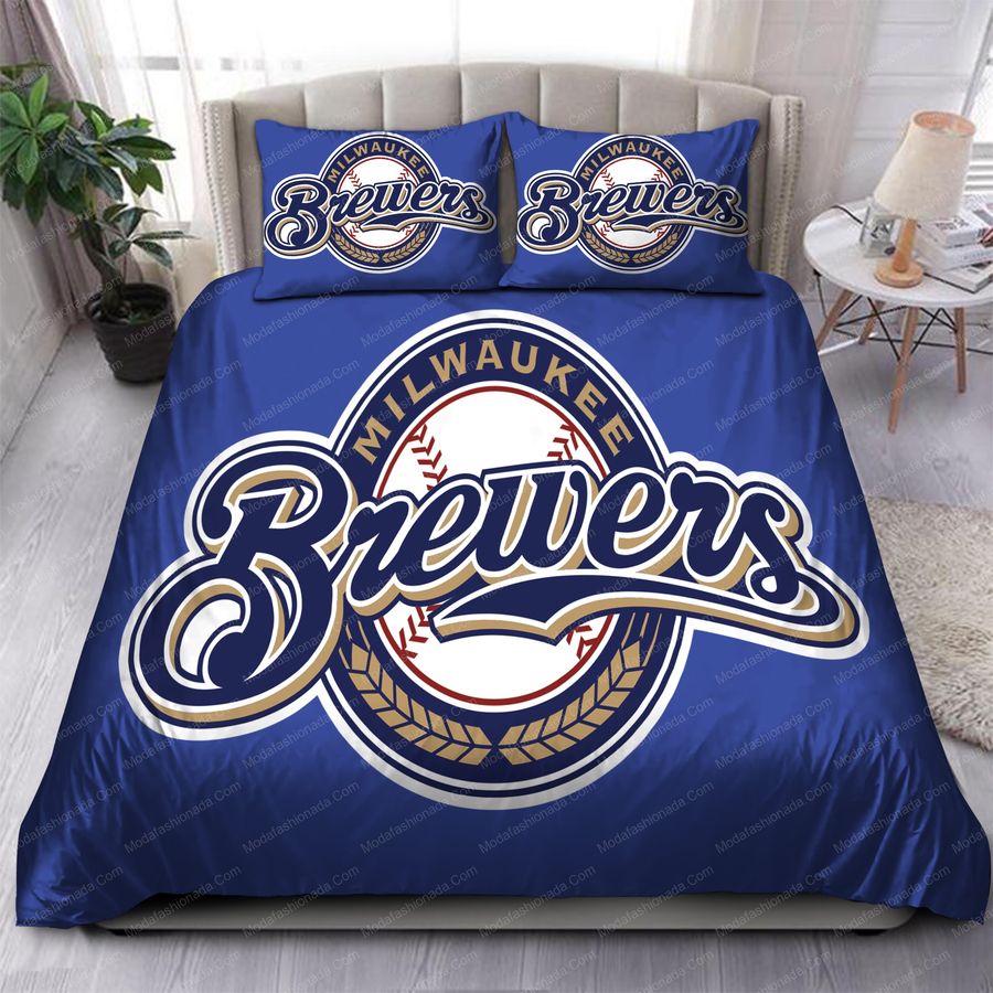 Logo Milwaukee Brewers MLB 116 Bedding Sets