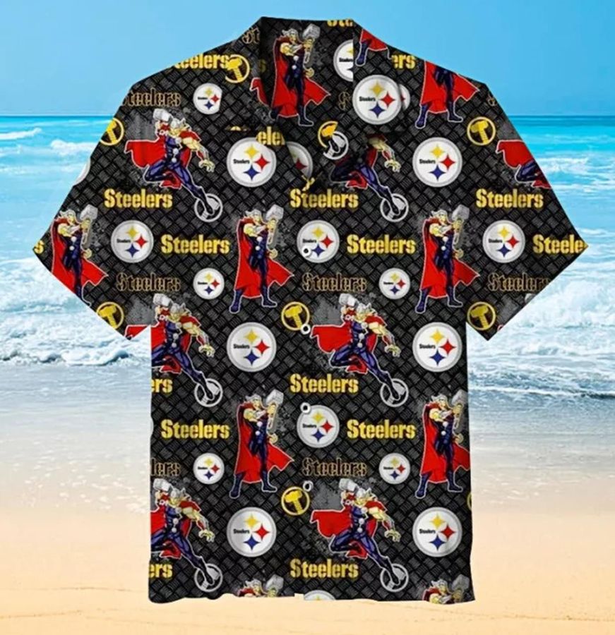 Logo Pittsburgh Steelers Hawaiian Shirt