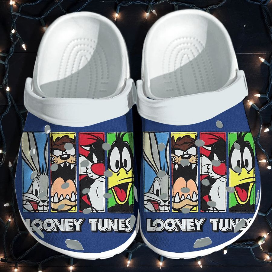 Looney Tunes 2 For Men And Women Gift For Fan Classic Water Rubber Crocs Crocband Clogs, Comfy Footwear