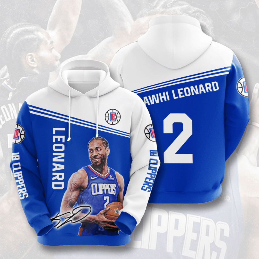 LOS ANGELES CLIPPERS Kawhi Leonard All Over Printed Hoodie.png